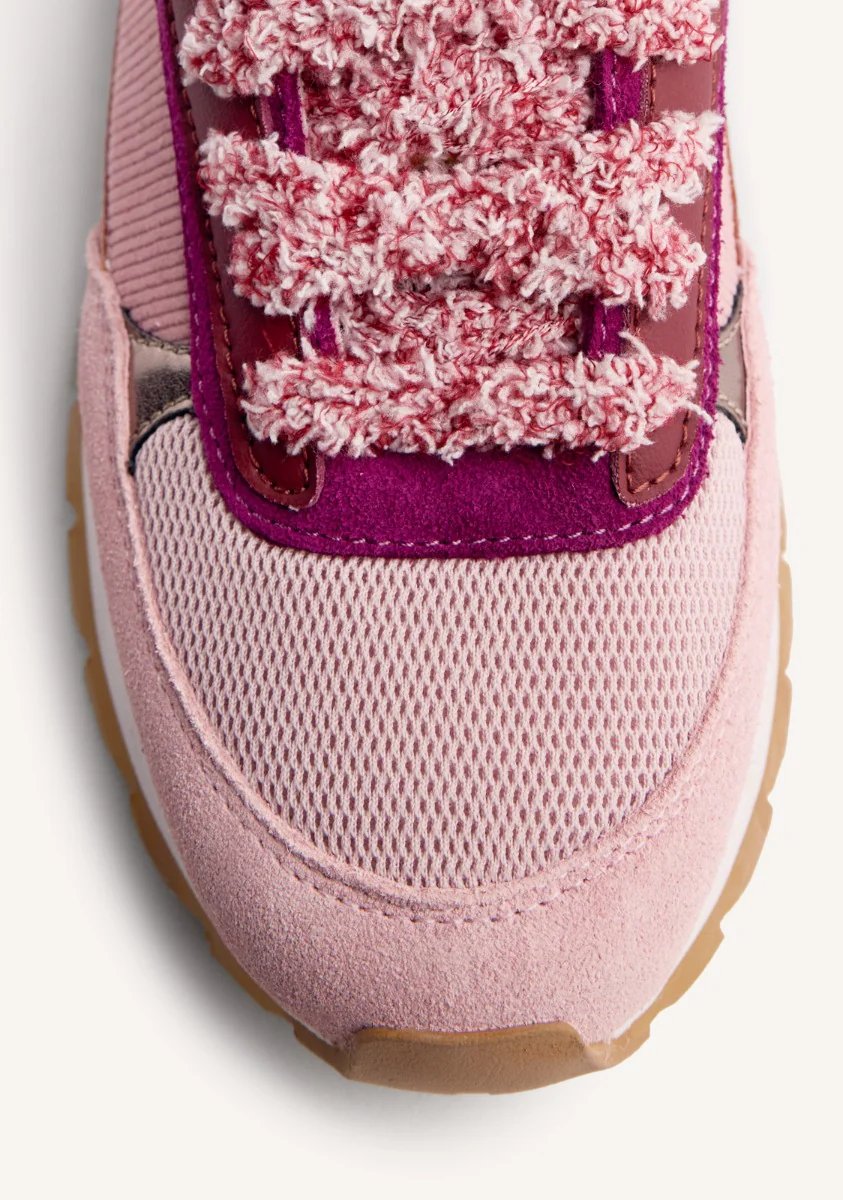 LEATHER AND CORDUROY SNEAKERS RANIER - Image 6