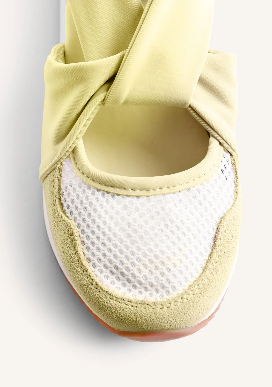 LEATHER AND MESH OPEN WEDGE SNEAKERS TUHELJ - Image 3