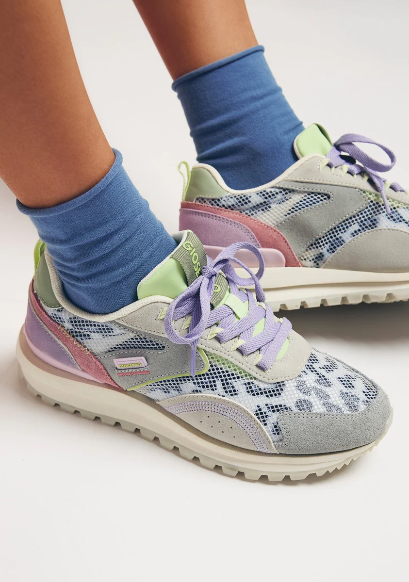 LEATHER AND MESH SNEAKERS CAVENDISH - Image 5