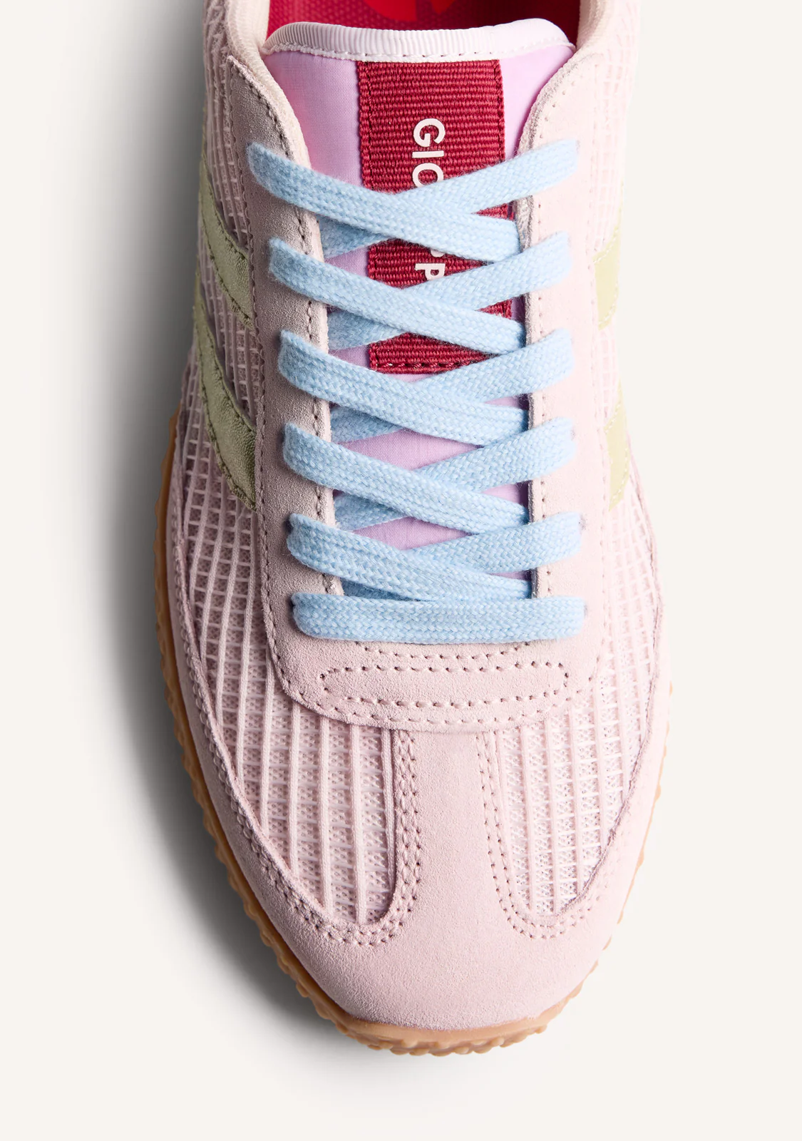 LEATHER AND MESH SNEAKERS CHAKE - Image 3
