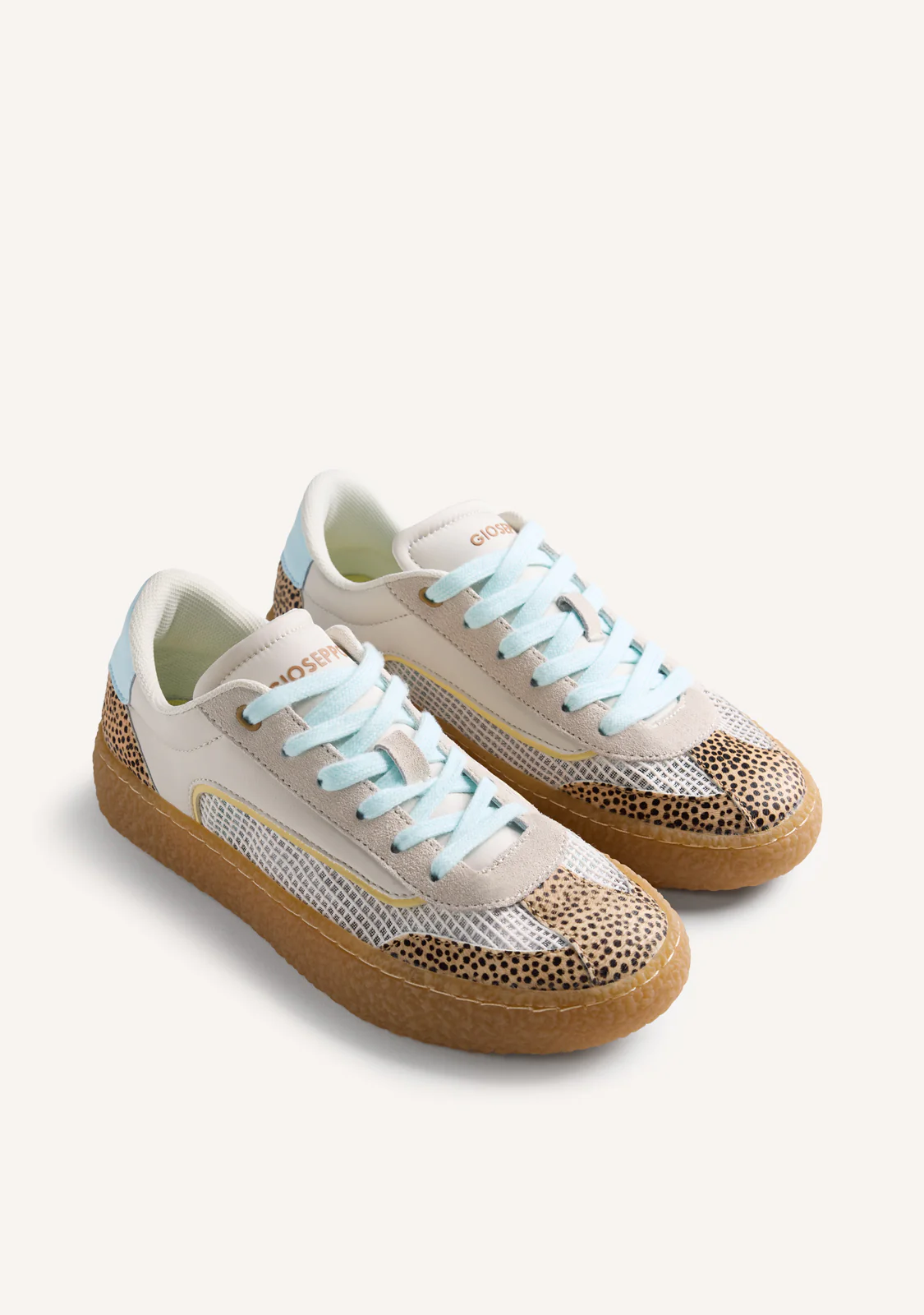 LEATHER AND MESH SNEAKERS COZAD - Image 2