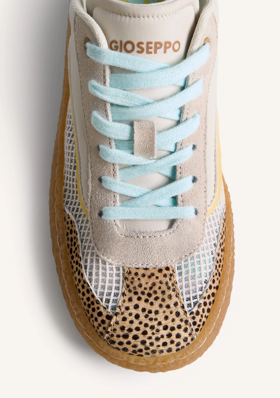 LEATHER AND MESH SNEAKERS COZAD - Image 3