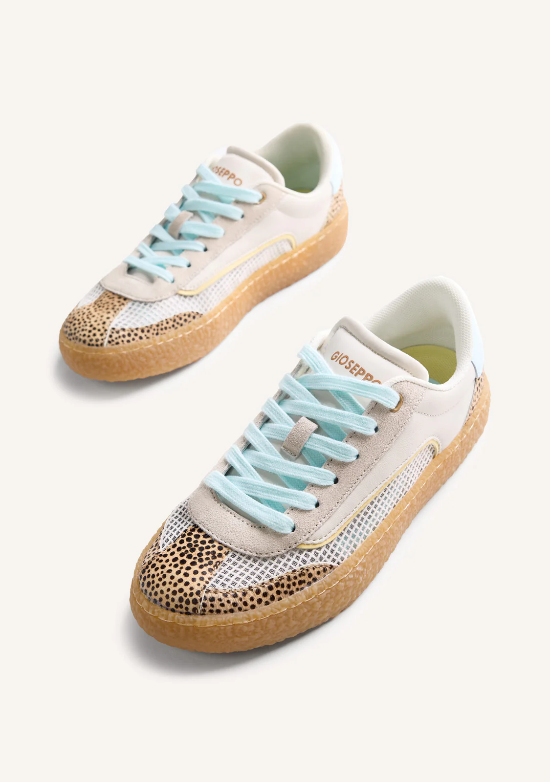 LEATHER AND MESH SNEAKERS COZAD - Image 6
