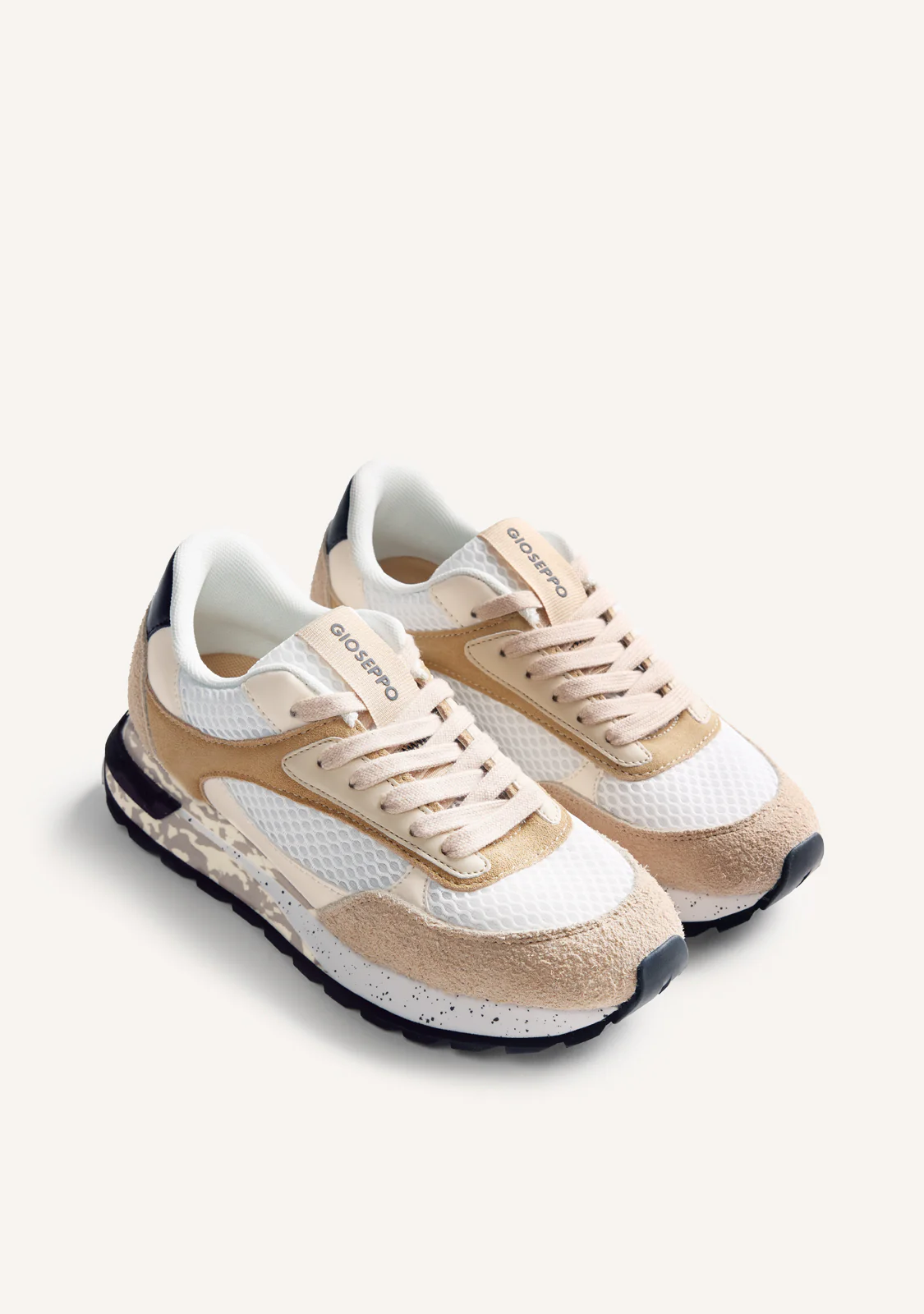 LEATHER AND MESH SNEAKERS DUNDAS - Image 2