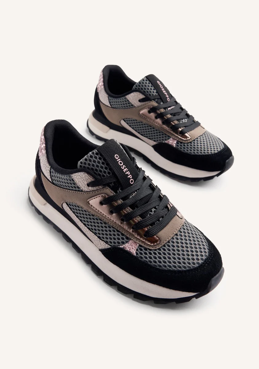 LEATHER AND MESH SNEAKERS FUNKLEY - Image 3