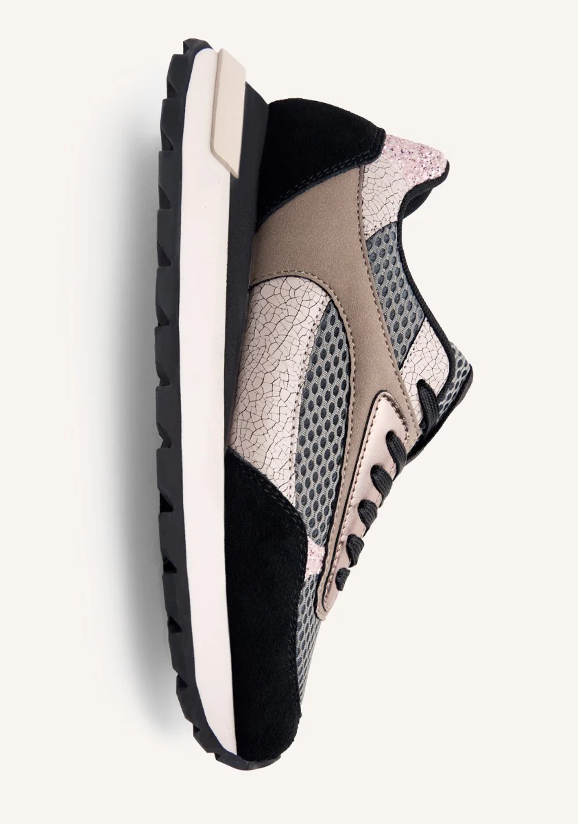 LEATHER AND MESH SNEAKERS FUNKLEY - Image 5
