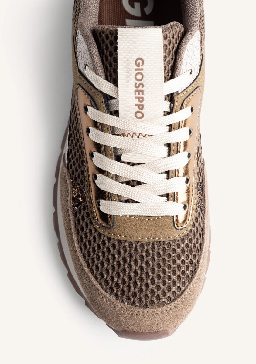 LEATHER AND MESH SNEAKERS FUNKLEY - Image 3