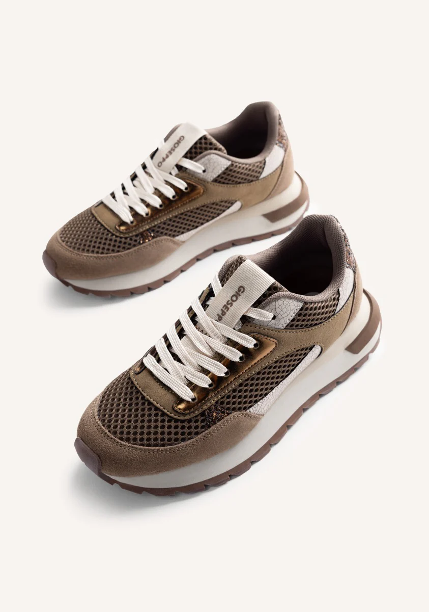 LEATHER AND MESH SNEAKERS FUNKLEY - Image 5