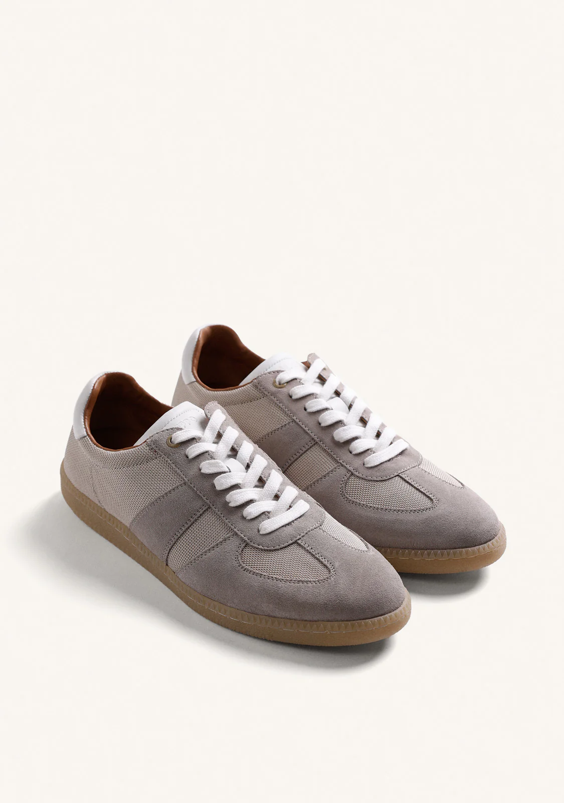 LEATHER AND MESH SNEAKERS RONGO - Image 2