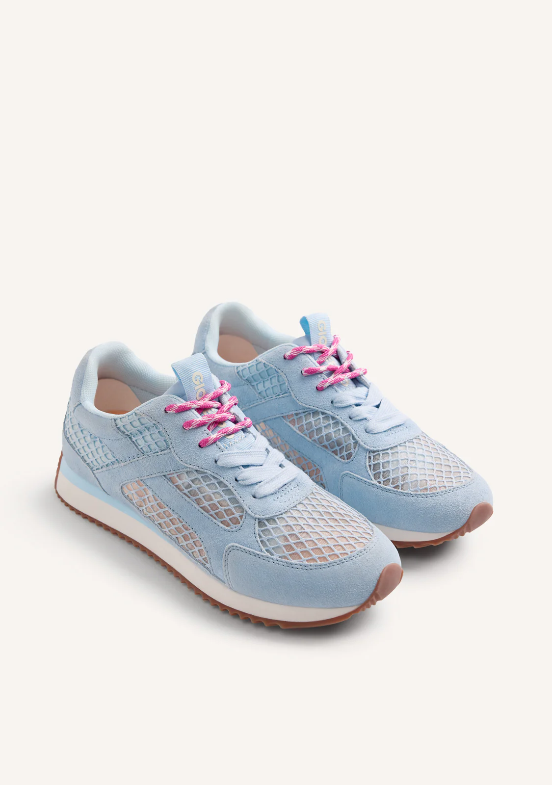 LEATHER AND MESH SNEAKERS ROXAS - Image 2