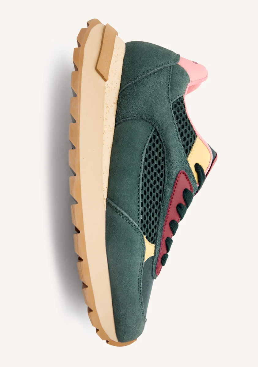 LEATHER AND MESH SNEAKERS ZEMPLE - Image 4