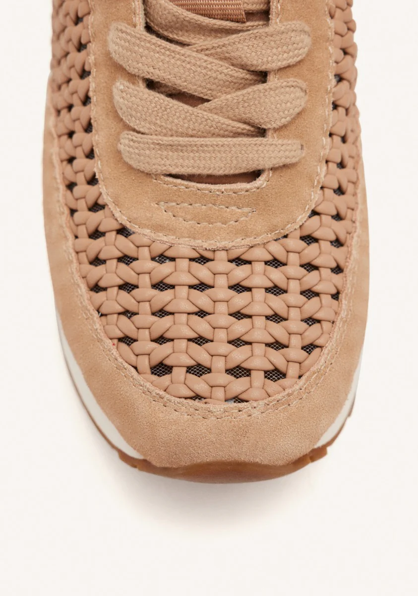 LEATHER AND MESH WEDGE SNEAKERS HIGHGATE - Image 3