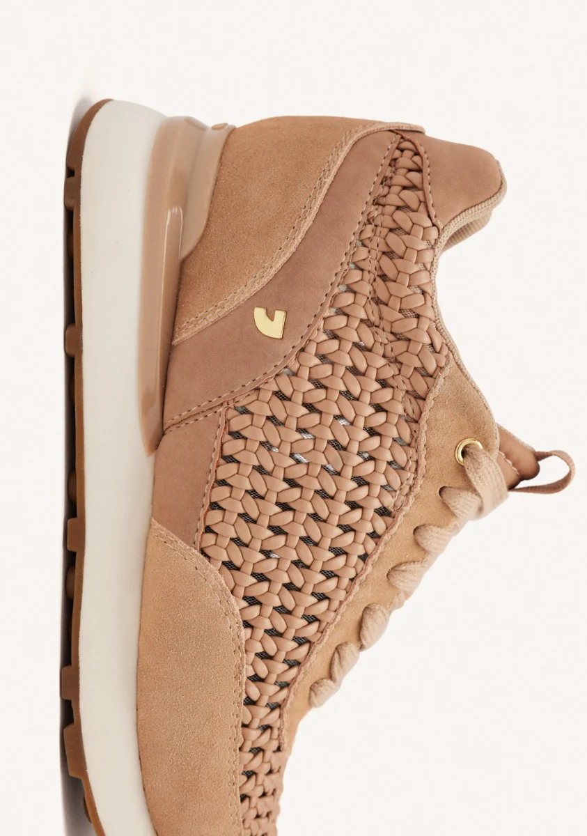 LEATHER AND MESH WEDGE SNEAKERS HIGHGATE - Image 4