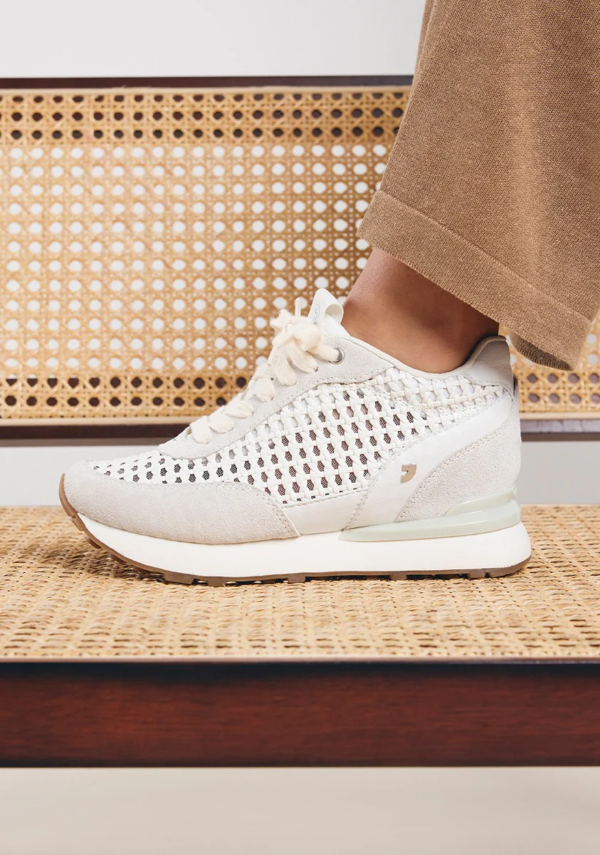 LEATHER AND MESH WEDGE SNEAKERS HIGHGATE - Image 5