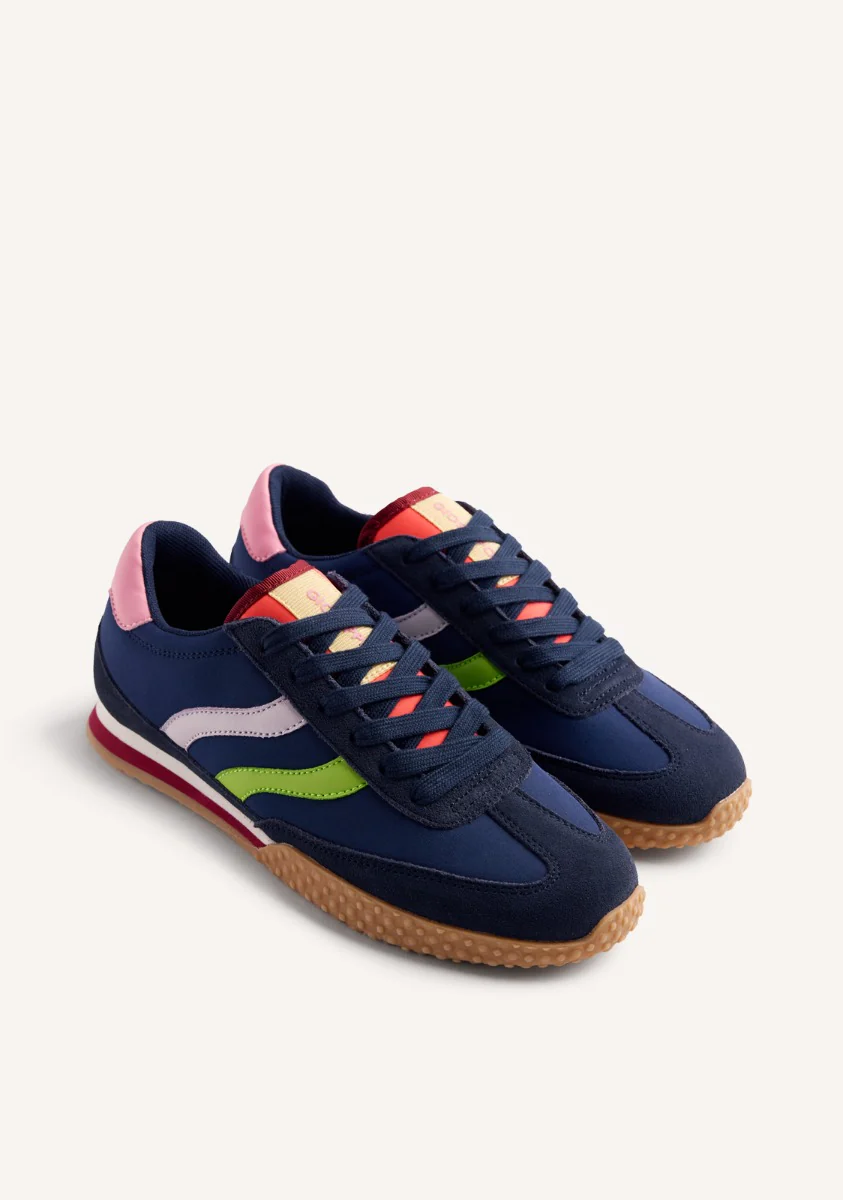 LEATHER AND NYLON SNEAKERS CONGER - Image 2