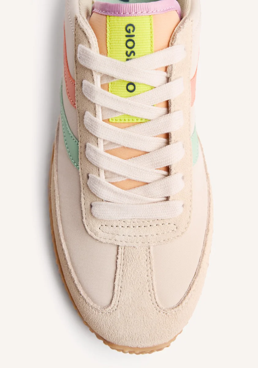 LEATHER AND NYLON SNEAKERS CONGER - Image 3