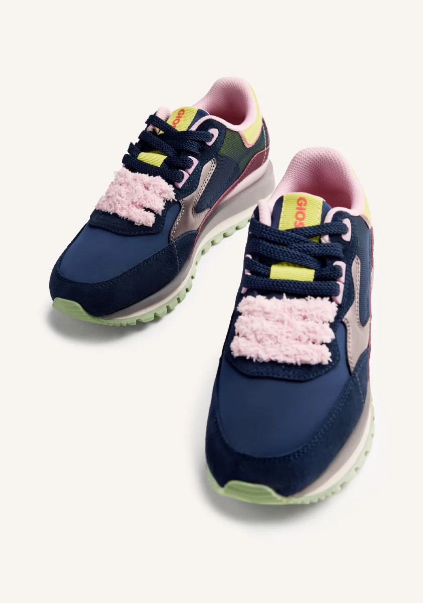 LEATHER AND NYLON SNEAKERS FORADA - Image 3