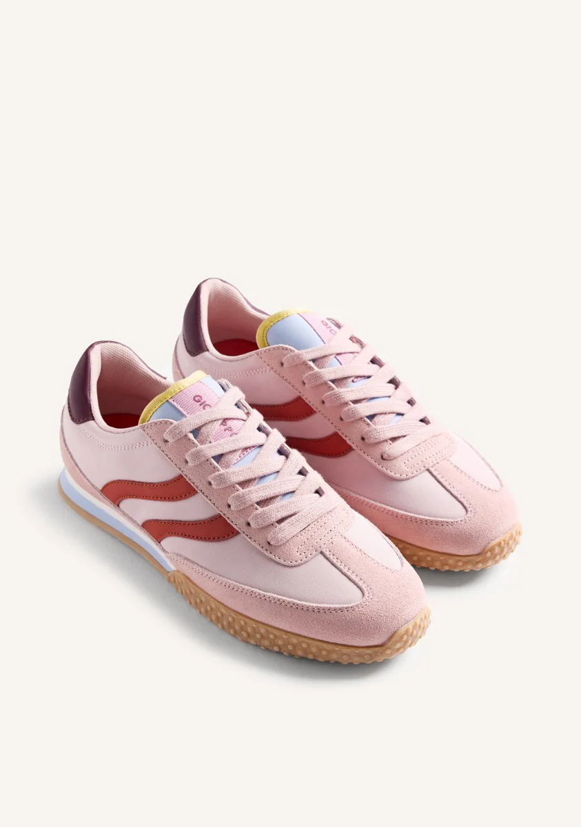 LEATHER AND NYLON SNEAKERS CONGER - Image 2