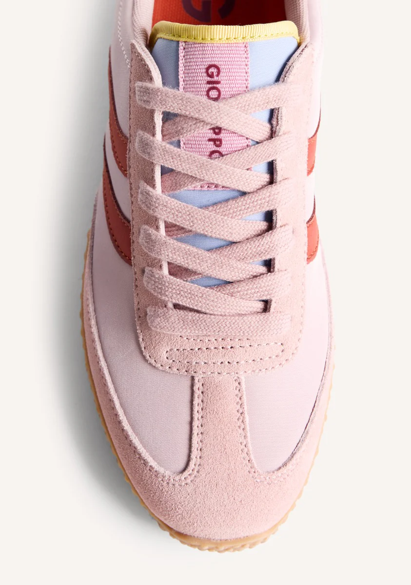 LEATHER AND NYLON SNEAKERS CONGER - Image 3