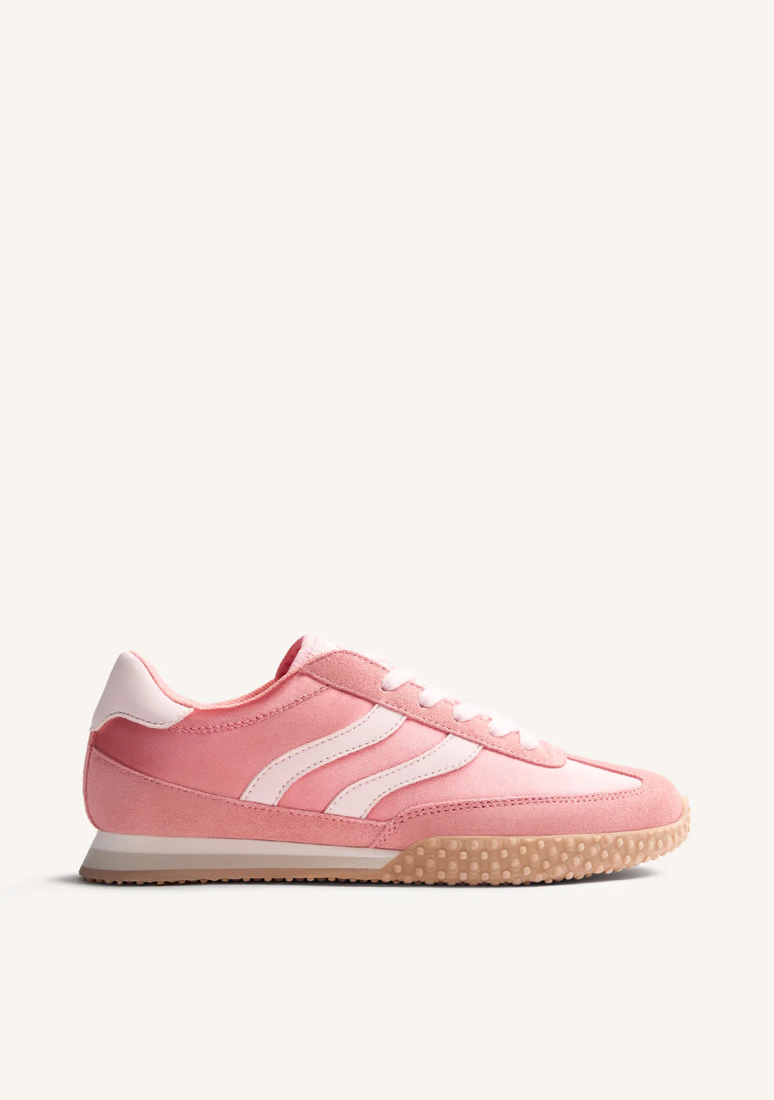 LEATHER AND SATIN SNEAKERS NANYUKI