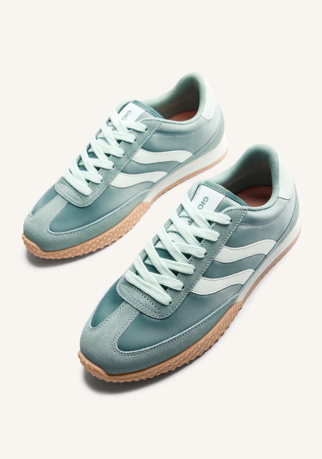 LEATHER AND SATIN SNEAKERS NANYUKI - Image 6