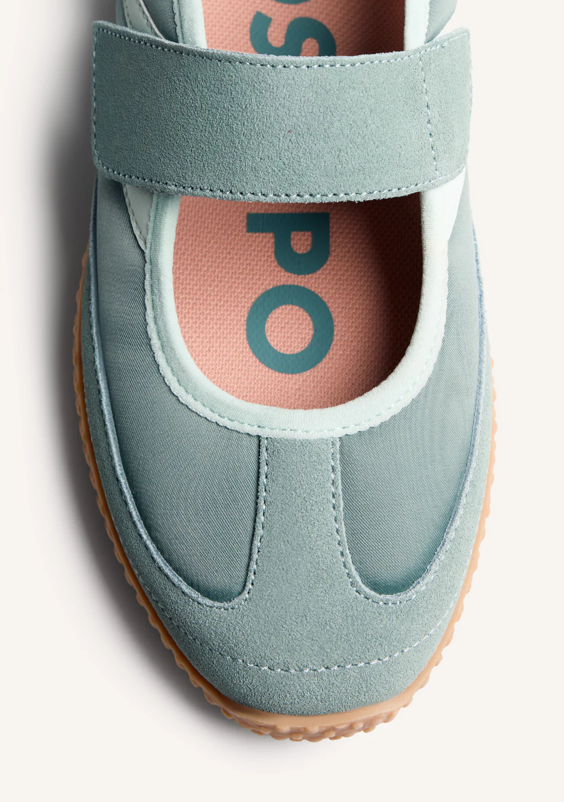 LEATHER AND SATIN SPORTY BALLET FLATS CHADRON - Image 3