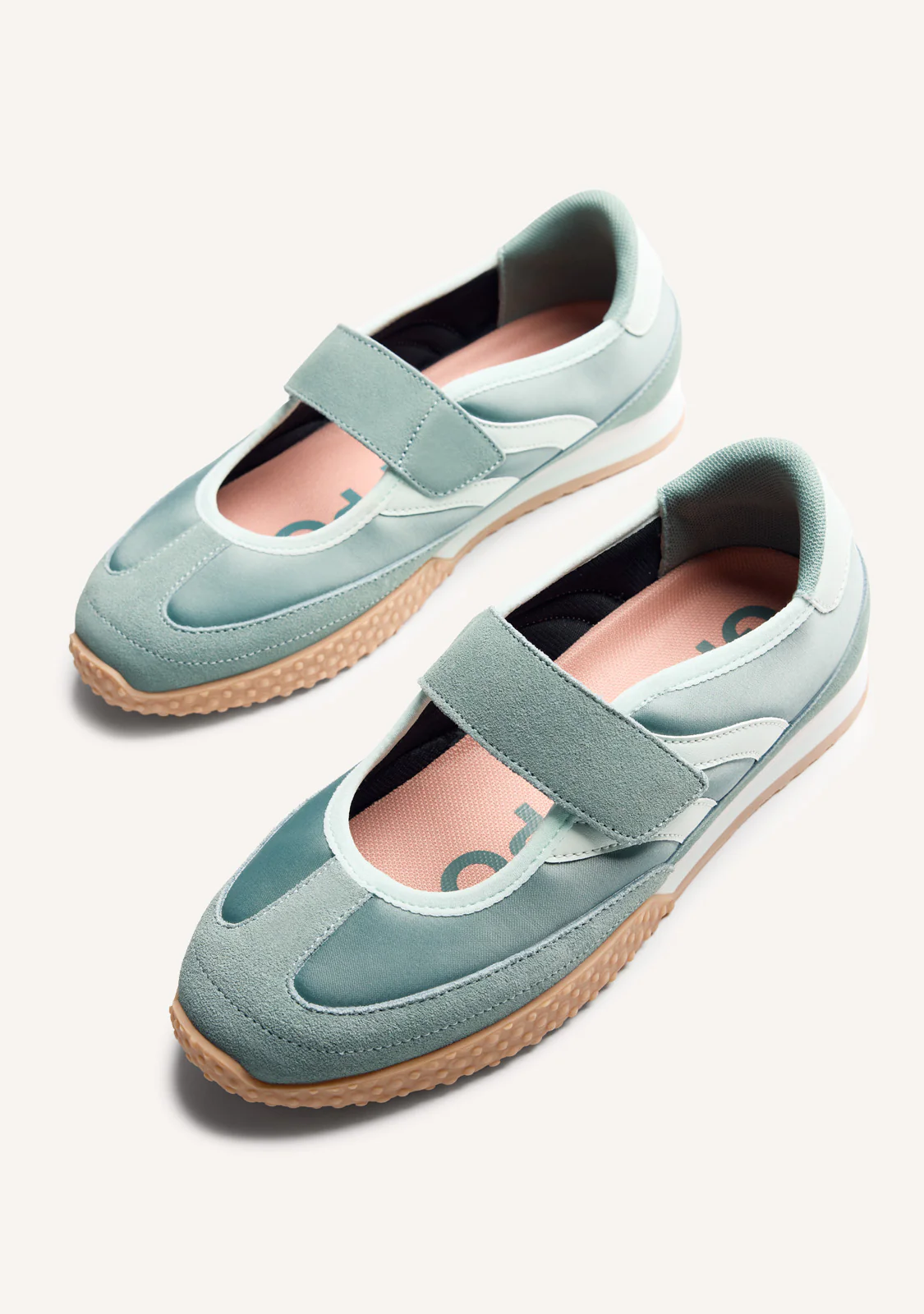 LEATHER AND SATIN SPORTY BALLET FLATS CHADRON - Image 6