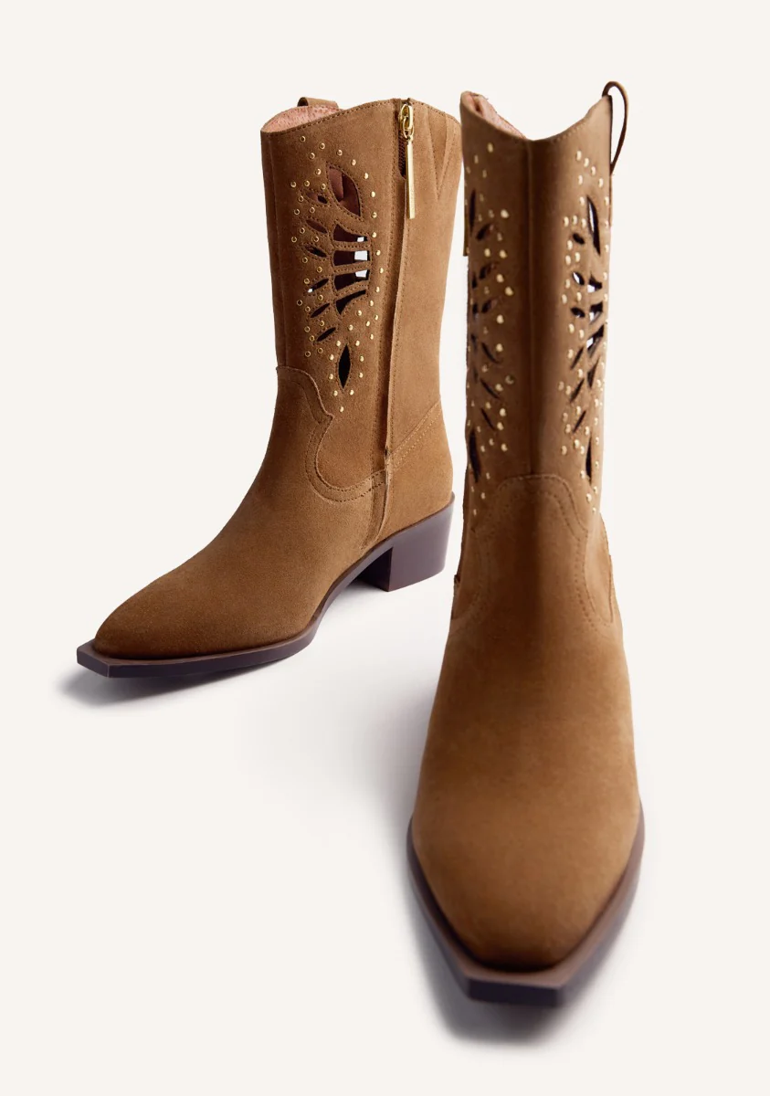 LEATHER ANIMAL PRINTBOY BOOTS MILTONA - Image 6