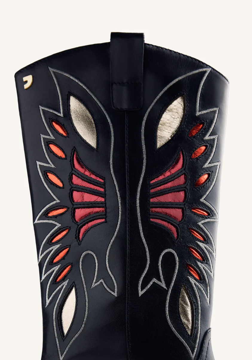 LEATHER ANIMAL PRINTBOY BOOTS NISSWA - Image 4