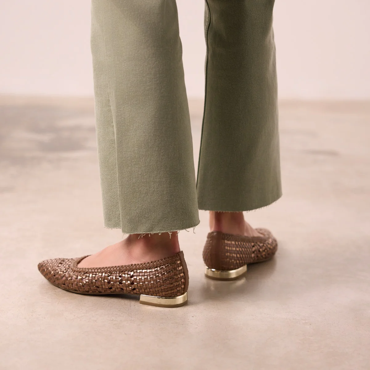 LEATHER BALLET FLATS BLENHEIM - Image 3