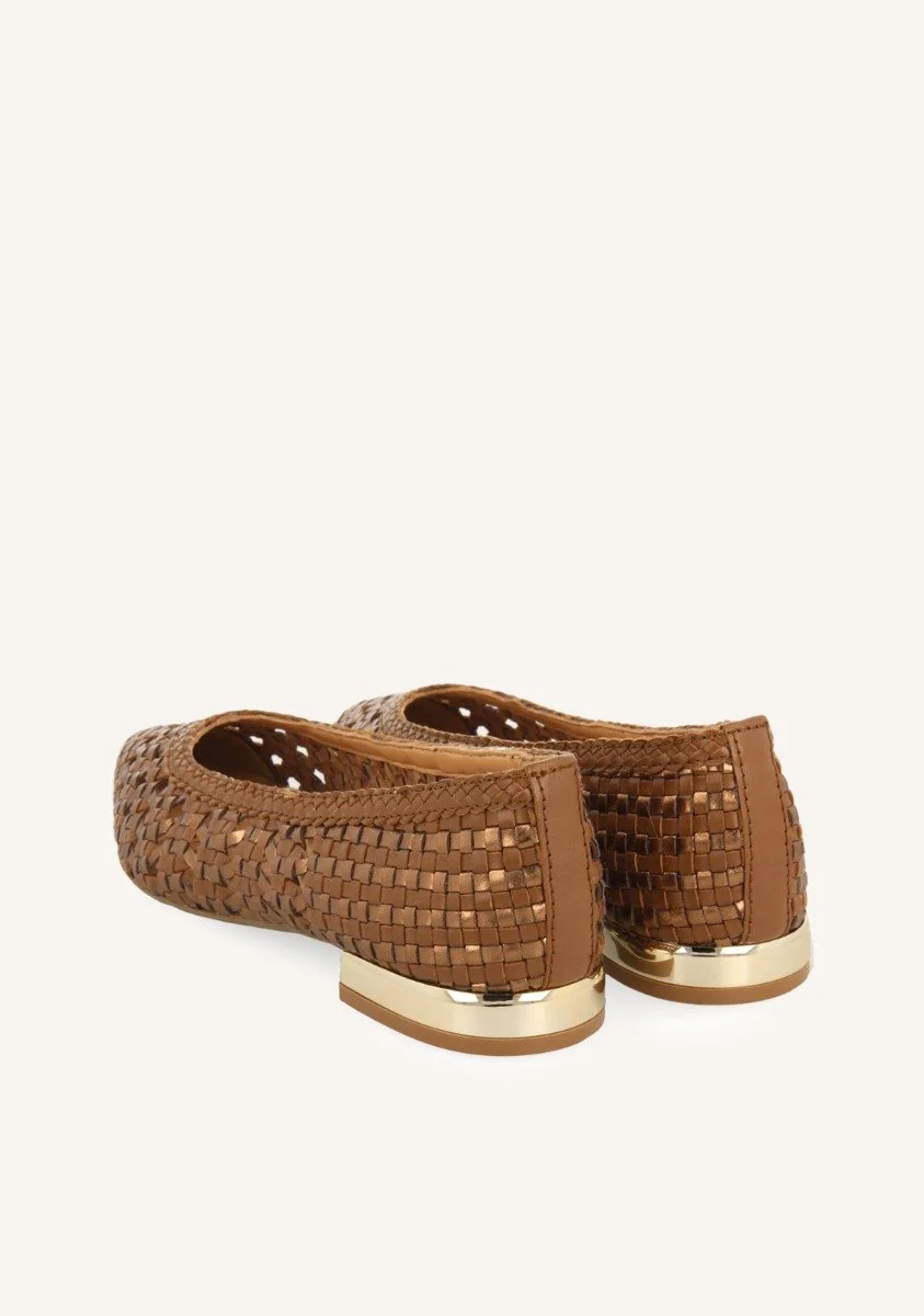 LEATHER BALLET FLATS BLENHEIM - Image 4