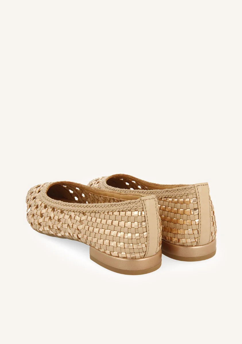 LEATHER BALLET FLATS BLENHEIM - Image 4