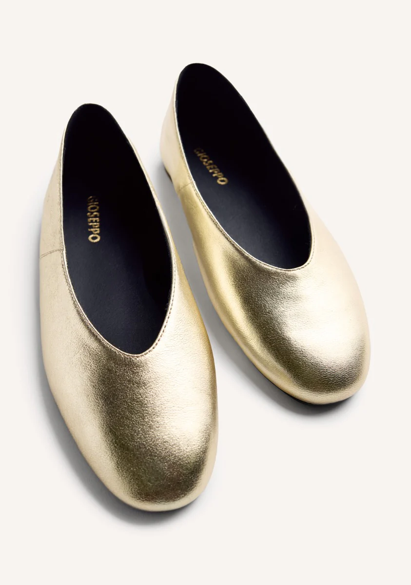 LEATHER BALLET FLATS HENDRUM - Image 3