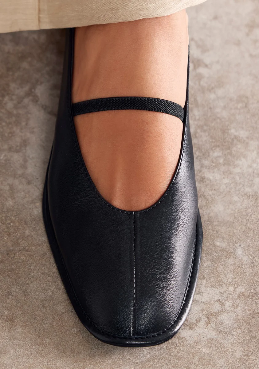 LEATHER BALLET FLATS OKABENA - Image 7