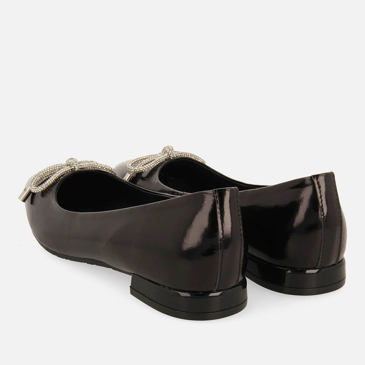 LEATHER BALLET FLATS WITH BOW DETAIL VASVAR - Image 4