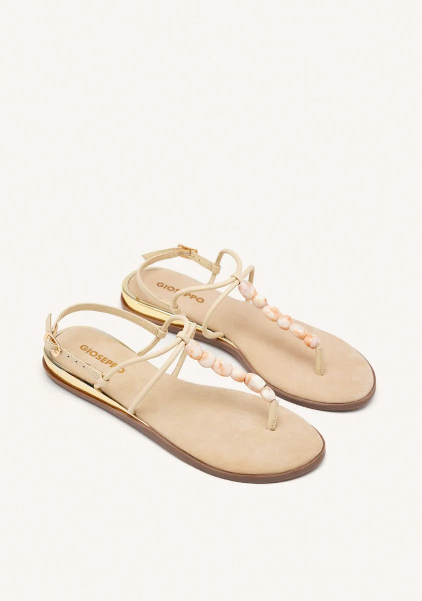 LEATHER BEADED GREEK SANDALS MILLVILLE - Image 2