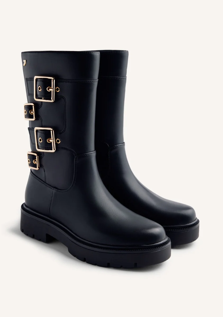 LEATHER BIKER BOOTS PETOSKEY - Image 2