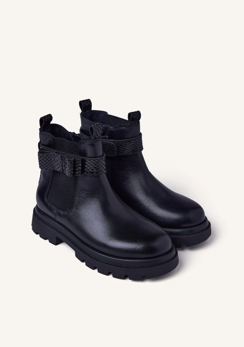 LEATHER BOOTS BOWS AGASSIZ - Image 2