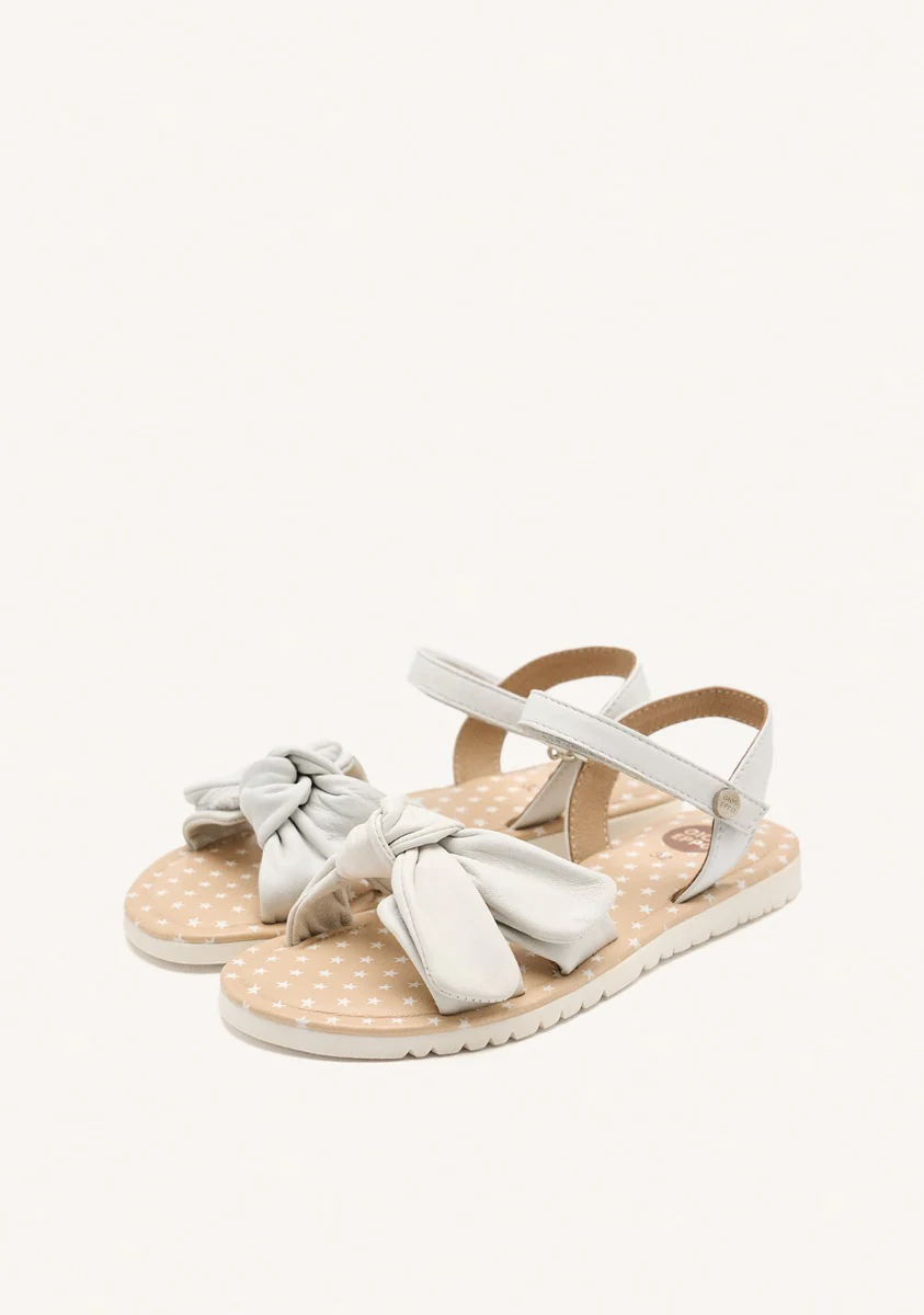 LEATHER BOW SANDALS WAREHAM - Image 2