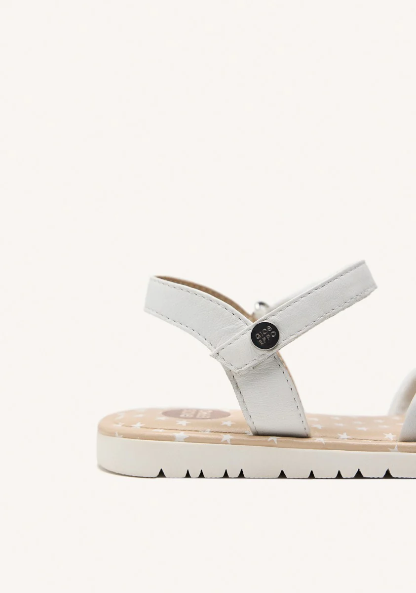 LEATHER BOW SANDALS WAREHAM - Image 4