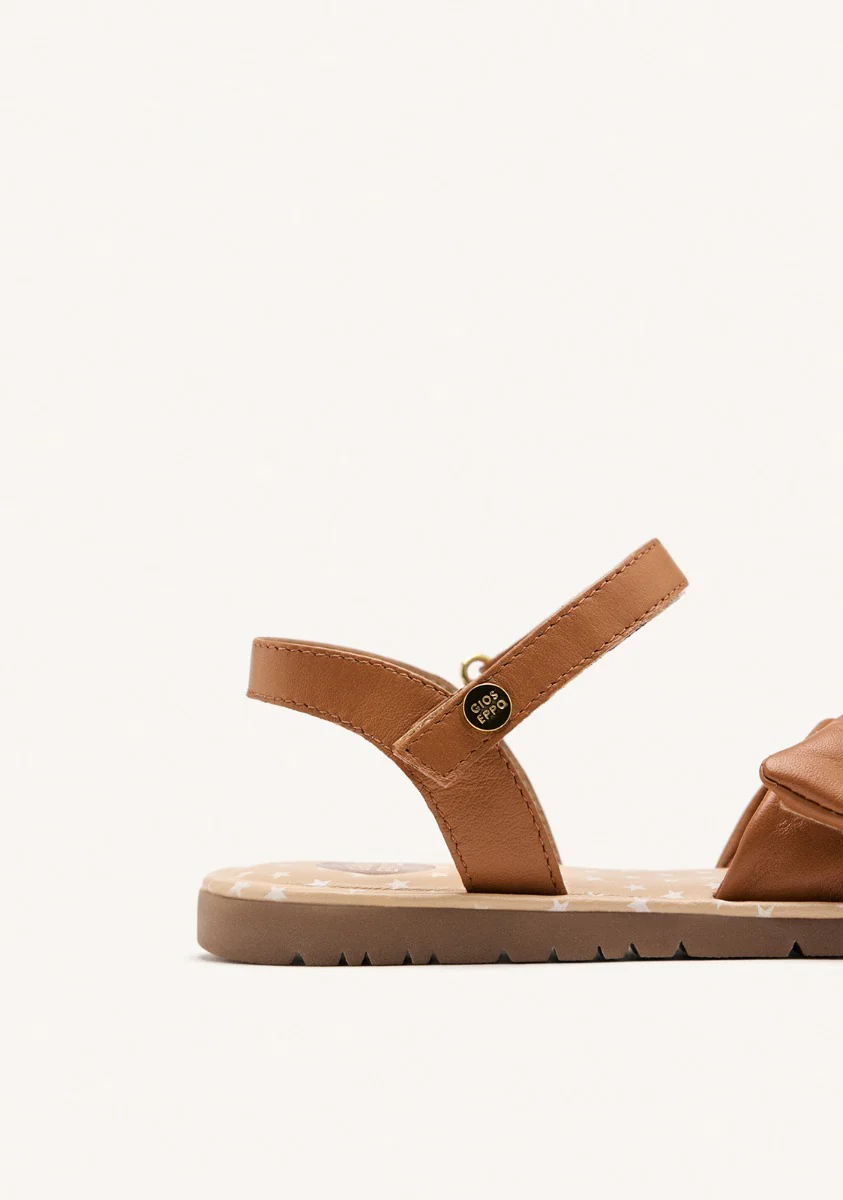LEATHER BOW SANDALS WAREHAM - Image 4