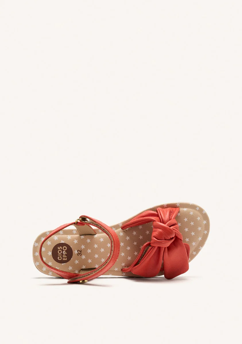 LEATHER BOW SANDALS WAREHAM - Image 2