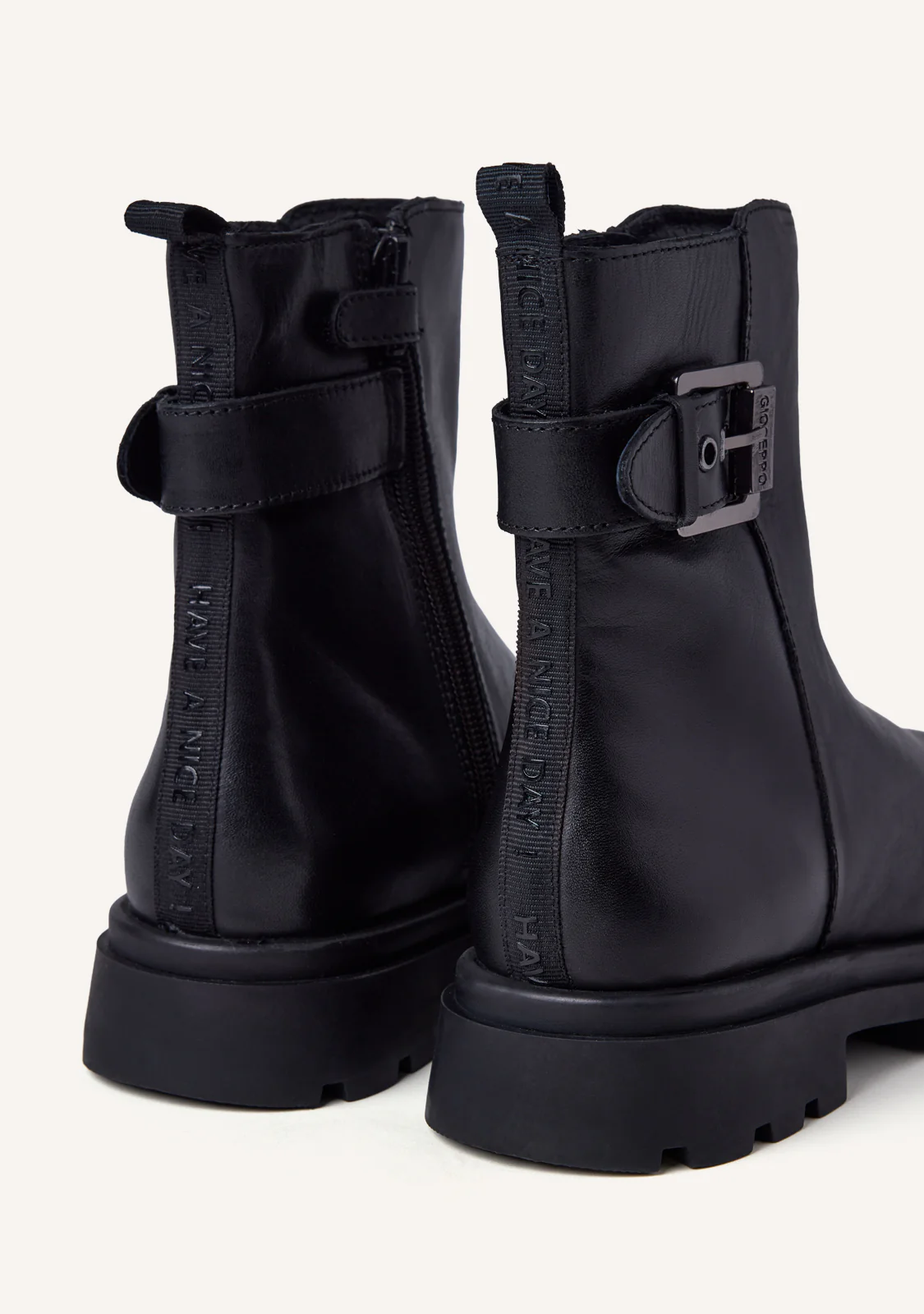 LEATHER BUCKLE BOOTS UBLY - Image 4