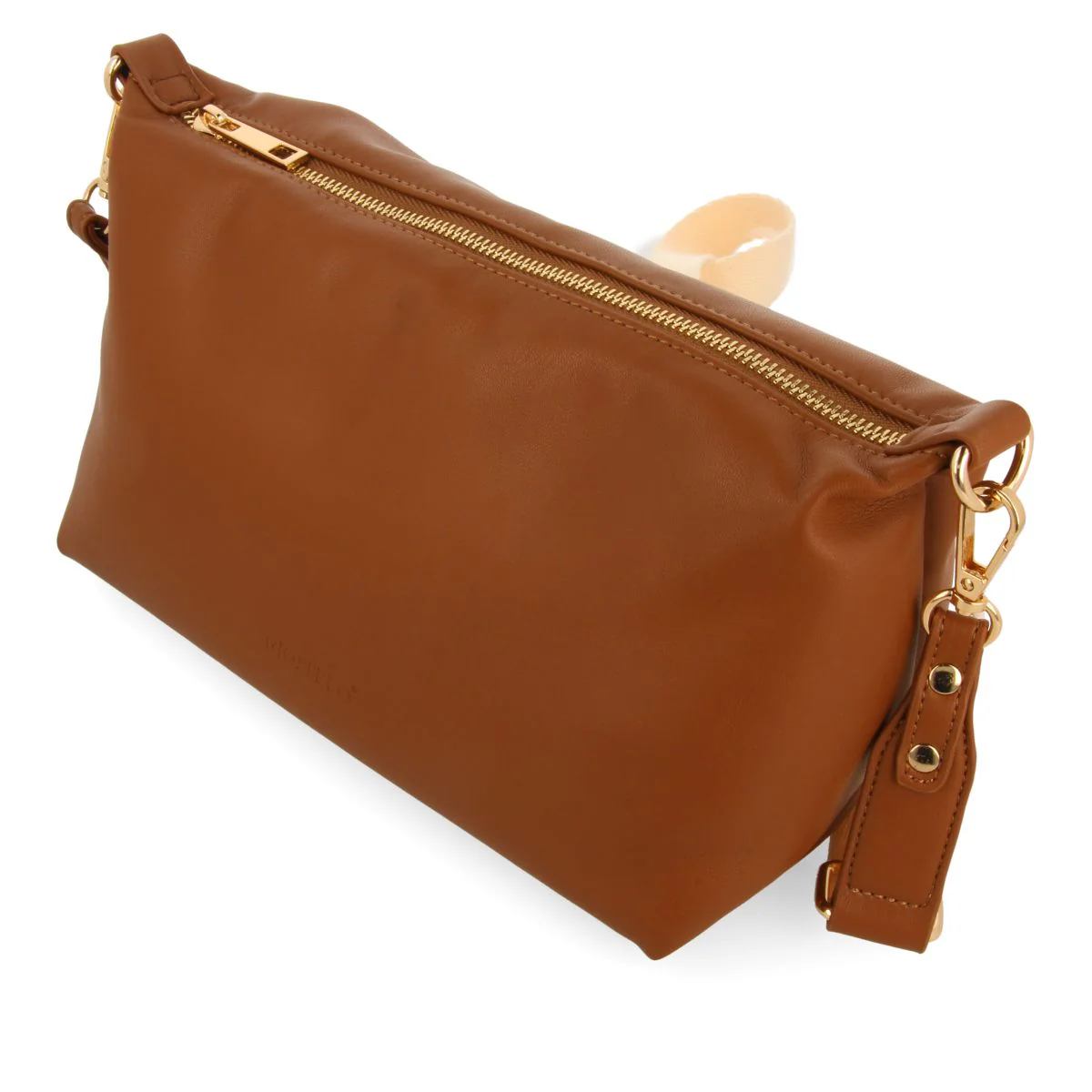 LEATHER COLORED BAG WITH SHOULDER STRAP CARANTEC - Image 4