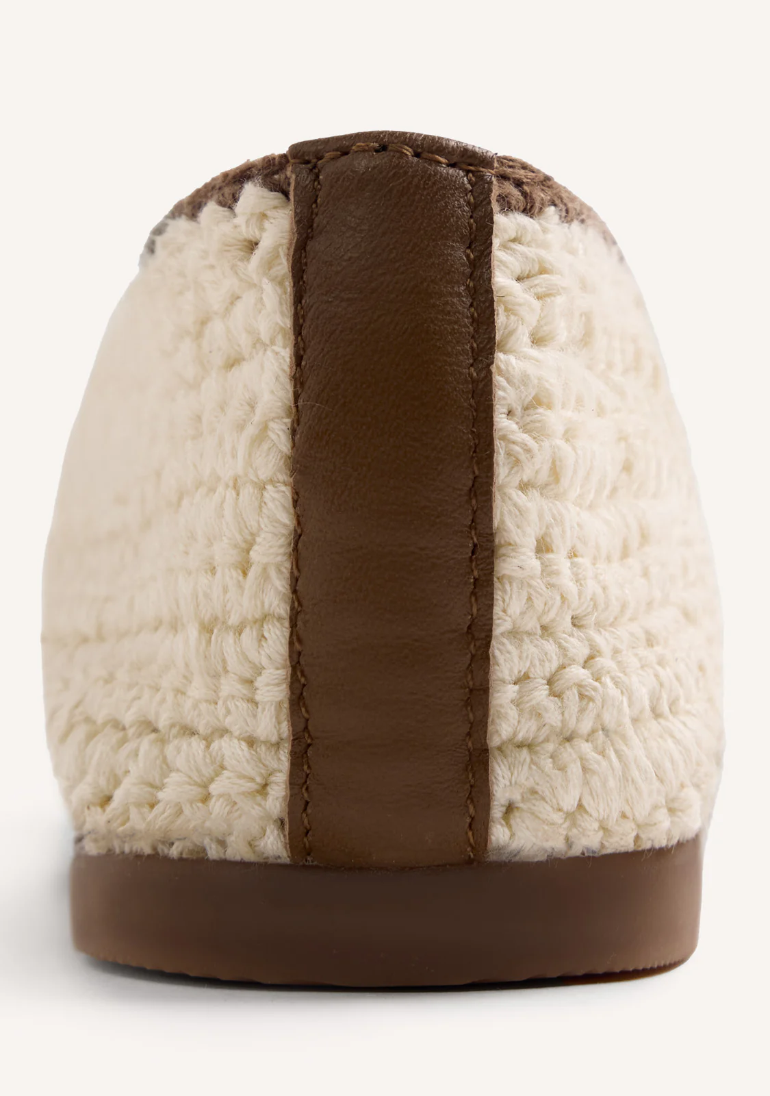 LEATHER, CROCHET AND BEAD BALLET FLATS MANYONI - Image 4