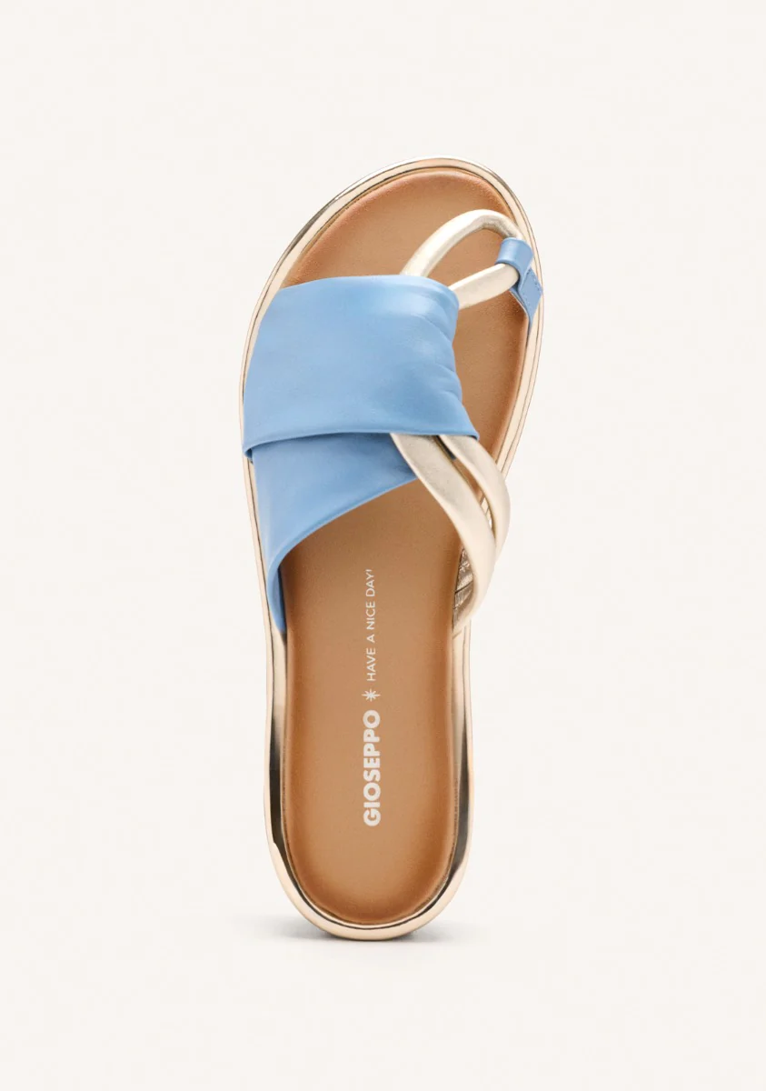LEATHER FLAT SANDALS WHATELY - Image 4