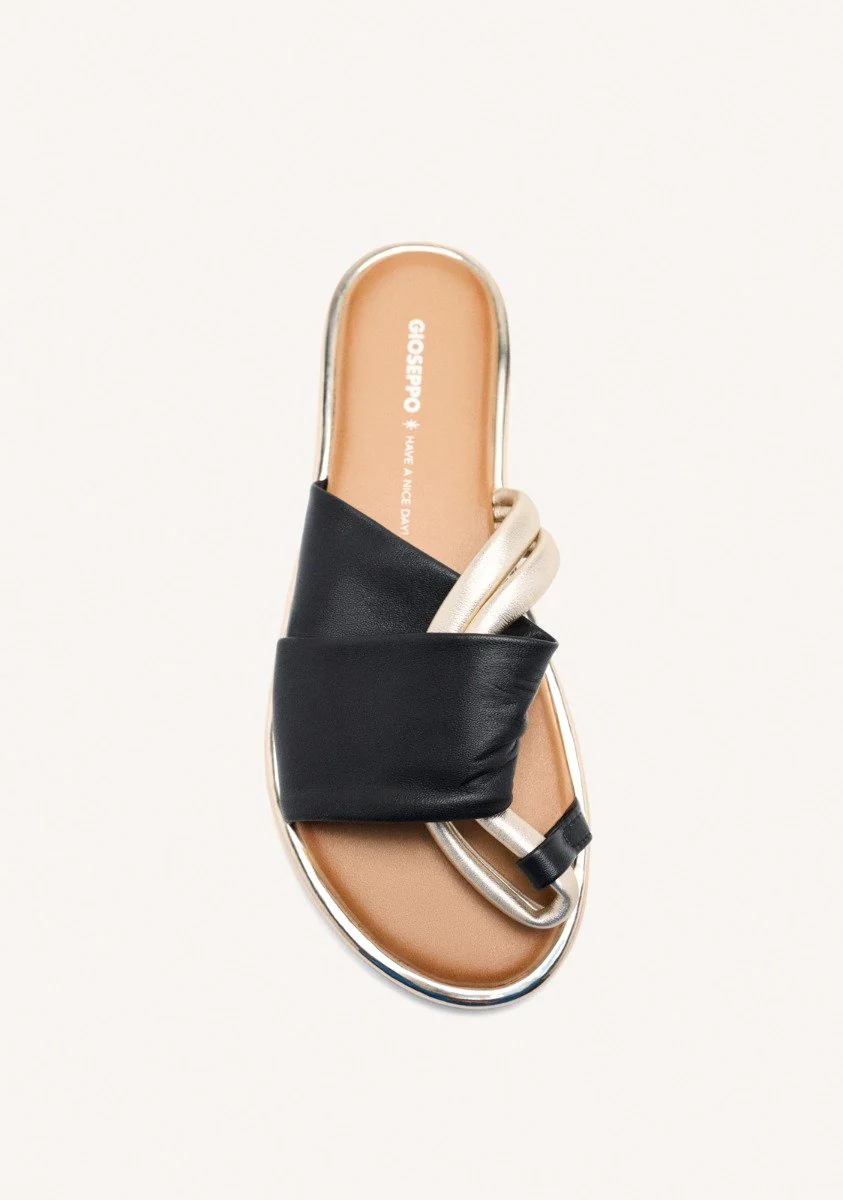 LEATHER FLAT SANDALS WHATELY - Image 4