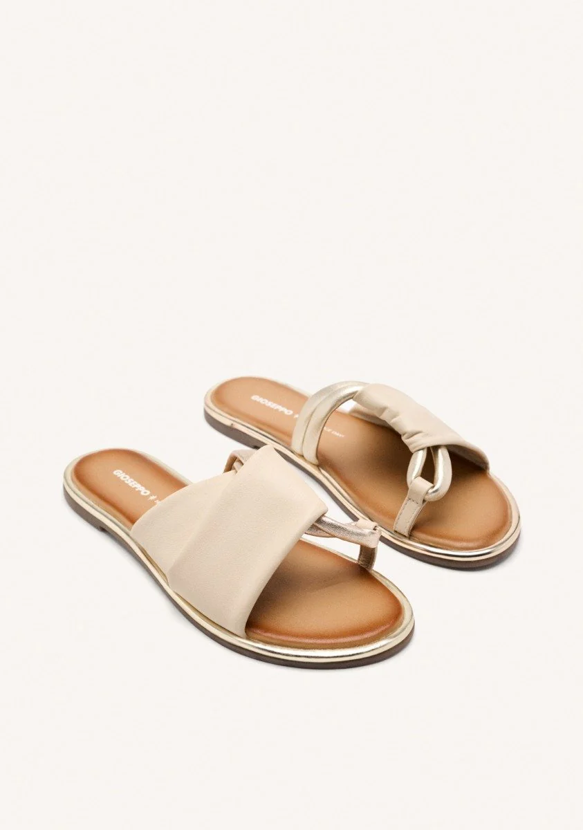 LEATHER FLAT SANDALS WHATELY - Image 2