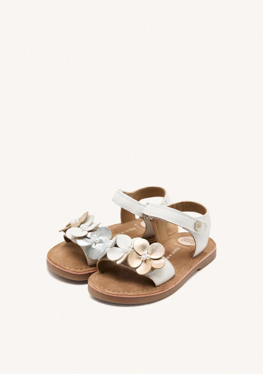 LEATHER FLOWER SANDALS PEEKSVILLE - Image 2