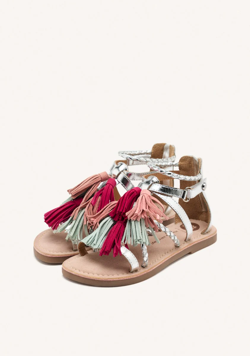 LEATHER FRINGE SANDALS JANESVILLE - Image 2
